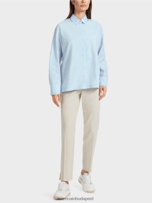 Marc Cain "Átgondolja az együtt" Kimono blúz lágy porkék ruházat 2486DN867 Marc Cain Táska