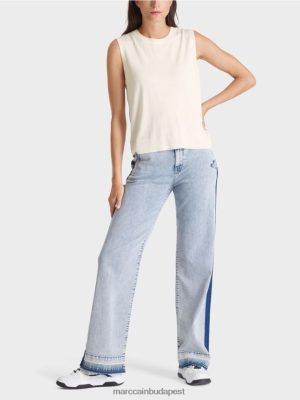 Marc Cain "Átgondolja az együtt" SLIPOVE piszkosfehér ruházat 2486DN1107 Marc Cain Táska