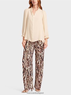 Marc Cain "Átgondolja az együtt" blúzt krém ruházat 2486DN912 Marc Cain Táska