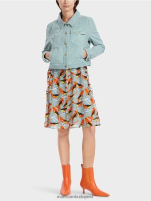 Marc Cain "Átgondolja az együtt" farmer dzsekit sötét égkék ruházat 2486DN345 Marc Cain Táska