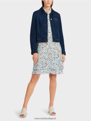 Marc Cain "Átgondolja az együtt" farmer dzsekit vintage indigó ruházat 2486DN444 Marc Cain Táska