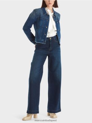 Marc Cain "Átgondolja az együtt" farmer dzsekit vintage indigó ruházat 2486DN455 Marc Cain Cipő
