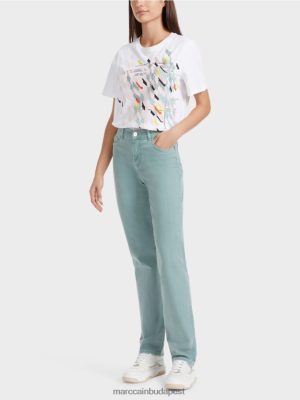 Marc Cain "Átgondolja az együtt" farmert fyli sötét égkék ruházat 2486DN791 Marc Cain Cipő