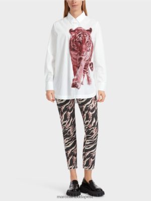 Marc Cain "Átgondolja az együtt" ing blúz táborozó ruházat 2486DN848 Marc Cain Cipő