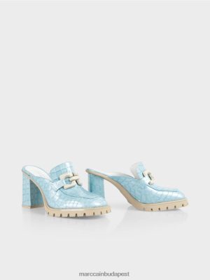 Marc Cain "Átgondolja az együtt" műfajta croc slip-ons légköri kék cipő 2486DN1639 Marc Cain Budapest