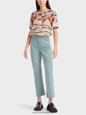 Marc Cain "Átgondolja az együtt" nadrágot forli sötét égkék ruházat 2486DN790 Marc Cain Budapest