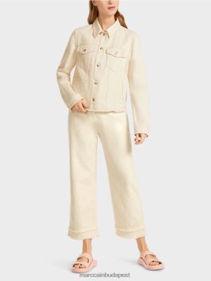 Marc Cain "Átgondolja az együtt" nyomtatott kabátot lágy ágynemű ruházat 2486DN370 Marc Cain Budapest