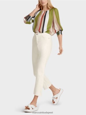 Marc Cain "Átgondolja az együtt" öt zsebű farmert piszkosfehér ruházat 2486DN794 Marc Cain Cipő