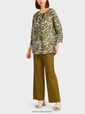 Marc Cain "Átgondolja az együtt" tunika ruhát porrém ruházat 2486DN982 Marc Cain Budapest