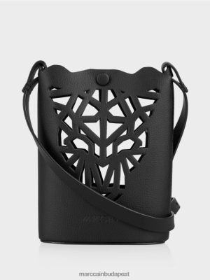 Marc Cain "Átgondoljunk együtt" Leopard Head Mini táska fekete tartozék 2486DN1525 Marc Cain Budapest