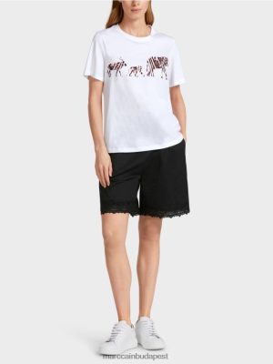 Marc Cain "Átgondoljunk együtt" TOP fehér ruházat 2486DN1370 Marc Cain Cipő