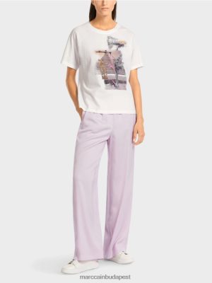 Marc Cain "Átgondoljunk együtt" TOP fehér ruházat 2486DN1409 Marc Cain Cipő