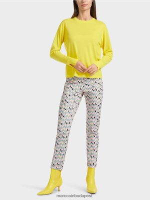 Marc Cain "Átgondolkozzunk együtt" pulóver puha citrom ruházat 2486DN1121 Marc Cain Cipő