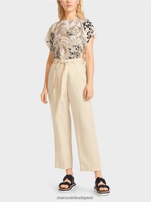 Marc Cain welleri "újragondoljunk együtt" nadrág krém ruházat 2486DN657 Marc Cain Táska